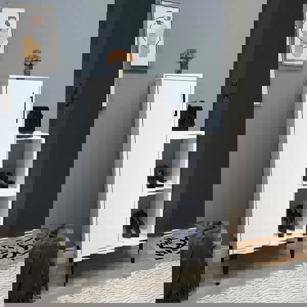 Destina Home Reysary Shoe Storage Shelf with Cabinet