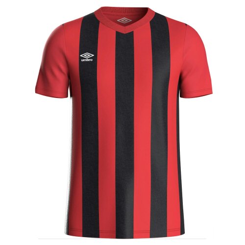 Umbro Mens Ramone Jersey - Vermillion/Black - Vermillion/Black - 100% Polyester