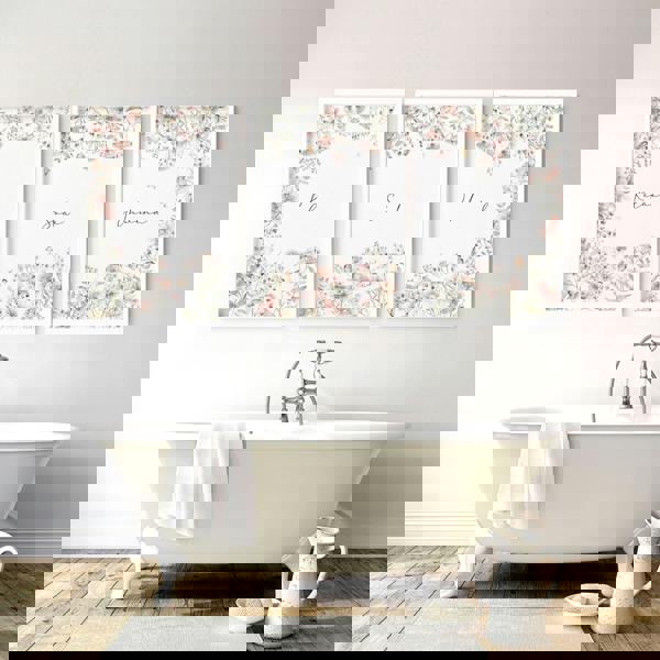 Bathroom Decor On Wall | Set of 3 wall art prints