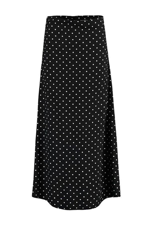 WOVCOR Patterned Bell-Shaped Skirt