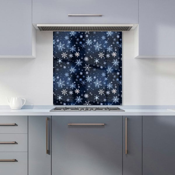 Warren Reed - Designer Dreamy And Magical Snowflake Kitchen Splashback