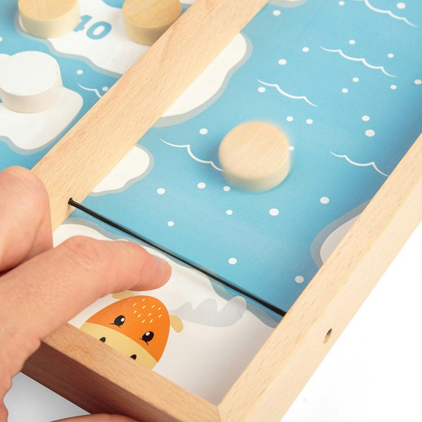 Bigjigs Toys Wooden Ice Puck Game