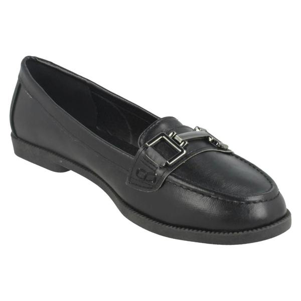Spot On Ladies Spot On Loafer Shoes