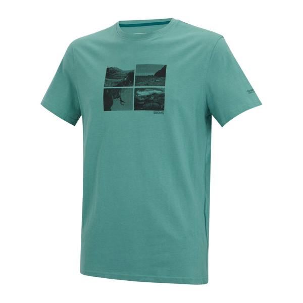 Regatta Mens Breezed Photo Collage T-Shirt - Arctic - 