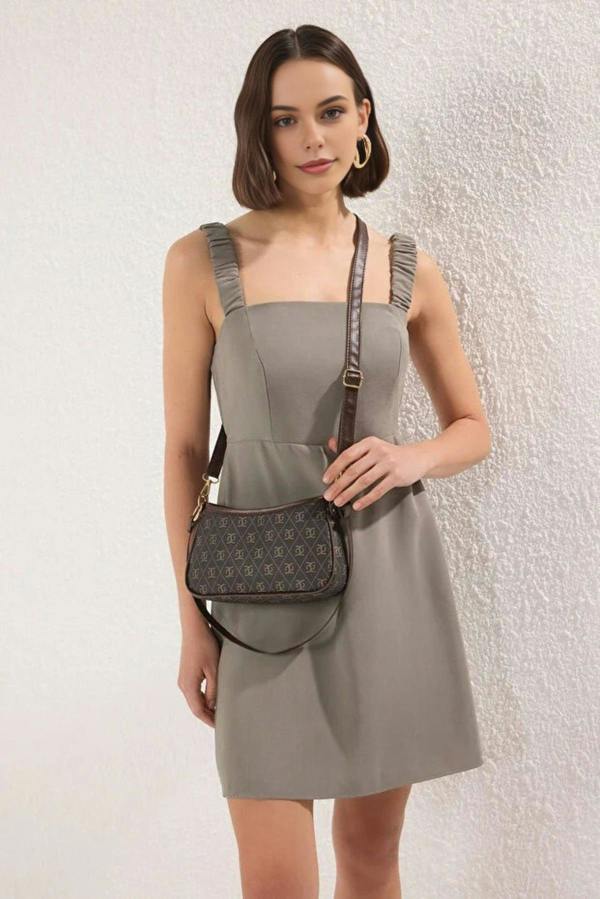 WOVCOR Patterned Adjustable Strap Mini City Shoulder Bag