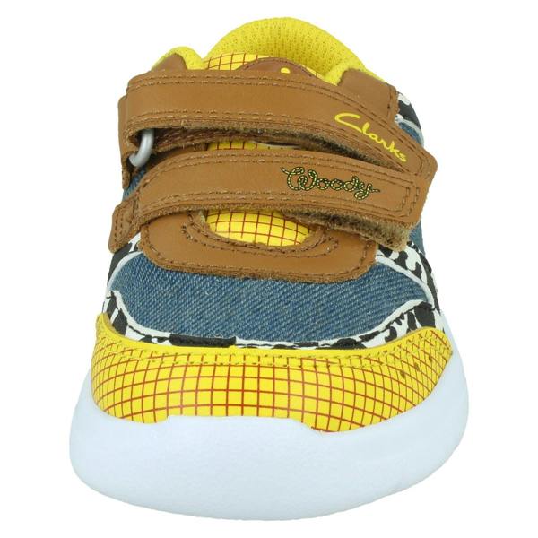 Clarks Childrens Clarks Hook & Loop Casual Trainers Ath Howdy