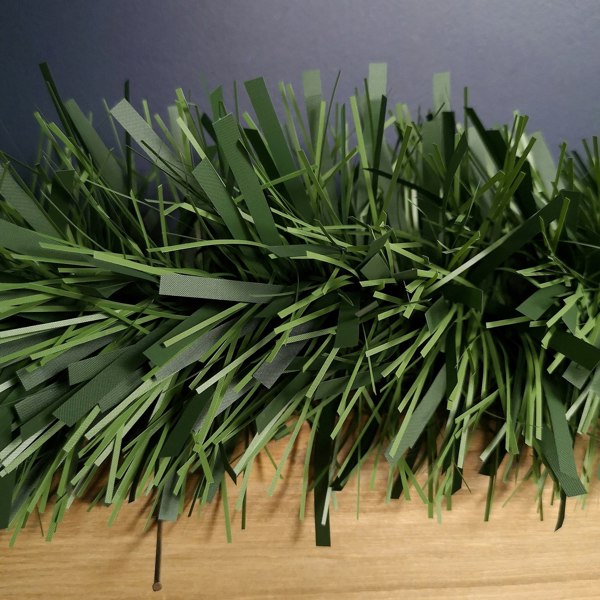 Samuel Alexander 3m x 15cm Festive 6 Ply Chunky Green Pine Christmas Tinsel Garland Decoration
