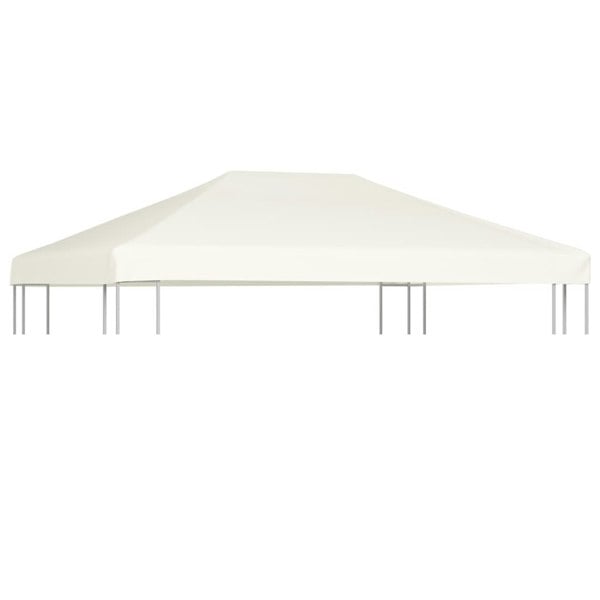 Berkfield Gazebo Top Cover 310 g/ma_ 4x3 m Cream White