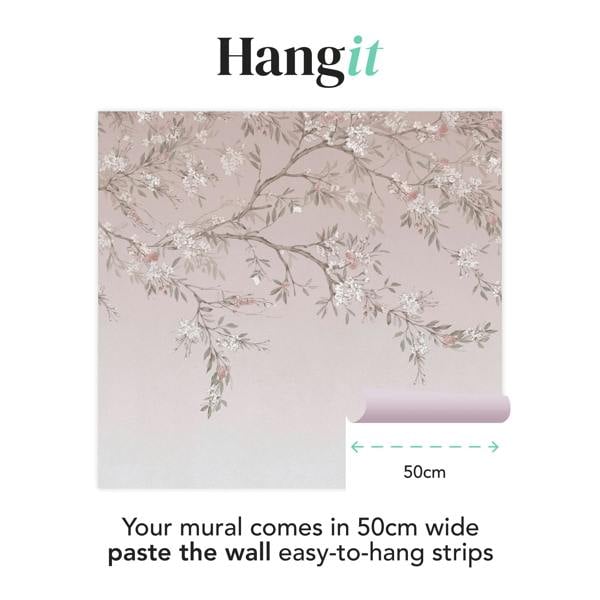 Superfresco Easy Blossom Trail Fixed Size Mural | Pink