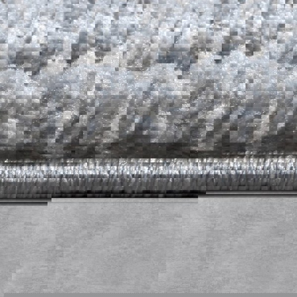 High Pile Grey Rug Pigment – Geometric Design