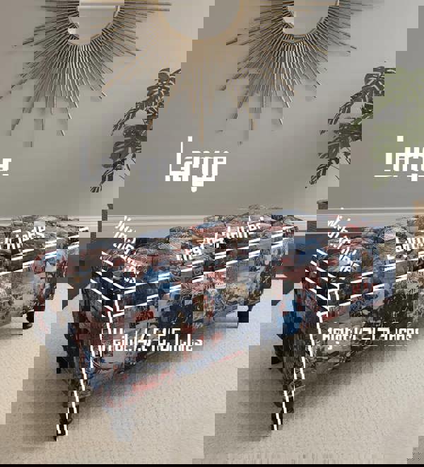 Damask Multicolour Storage Ottoman Bench - ISTOOLS