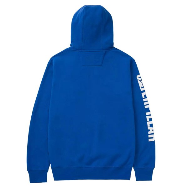 Caterpillar Mens Trademark Banner Hoodie - Memphis Blue