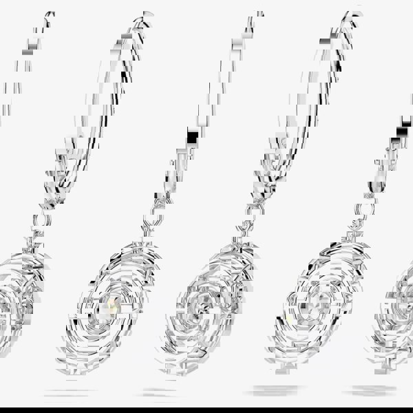 Swarovski Sparkling Dance White Crystal Dropper Earrings 5504652