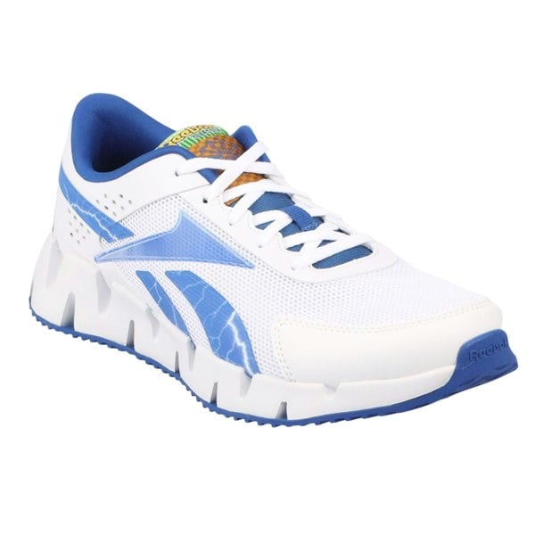Reebok Childrens/Kids Dynamica 2.0 Zig Zag Trainers - White/Blue