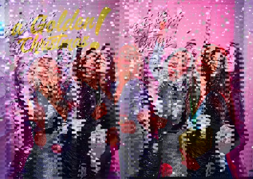 N-Gear | Disco Star 710 Silver Bluetooth Speaker Karaoke Set Party Box with Star Projector & 2 Microphones