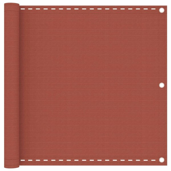 Berkfield Balcony Screen Terracotta 90x300 cm HDPE