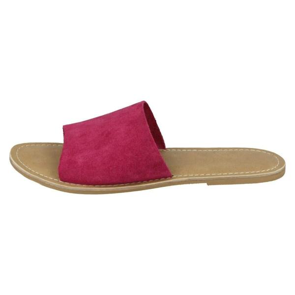 Leather Collection Ladies Leather Collection Flat Mule Sandals