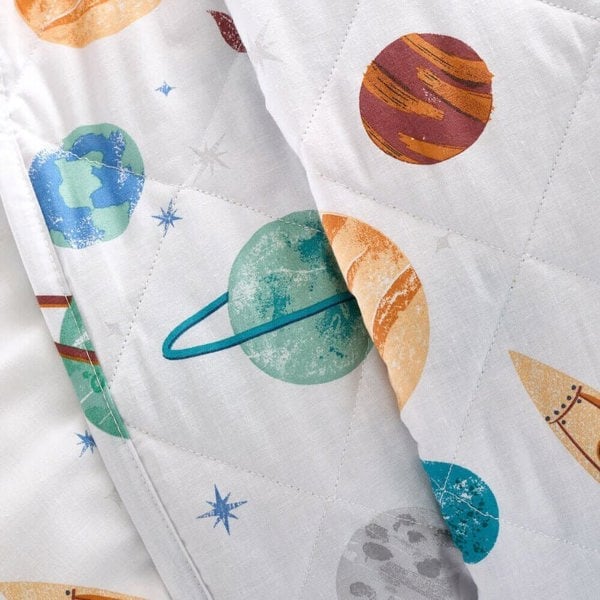 Cosmic Quilted Throw - Happy Linen Company