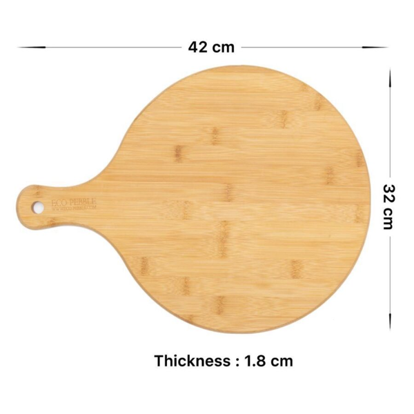 Eco-Pebble Bamboo Pizza Board/Cheese Board