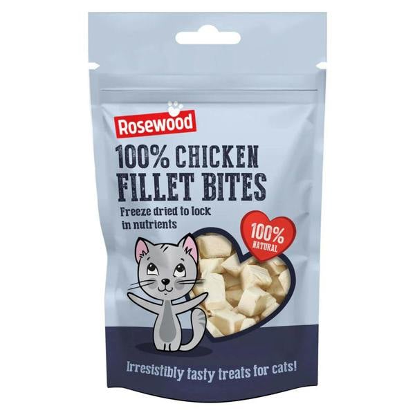 Rosewood Chicken Freeze Dried Cat Treats 15g