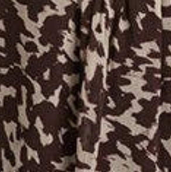 Izabel London Printed Semi Sheer 3/4 Sleeve Blouse