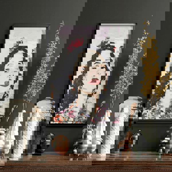 Living Room Art Paintings | Set of 3 Boho Women Wall art Prints