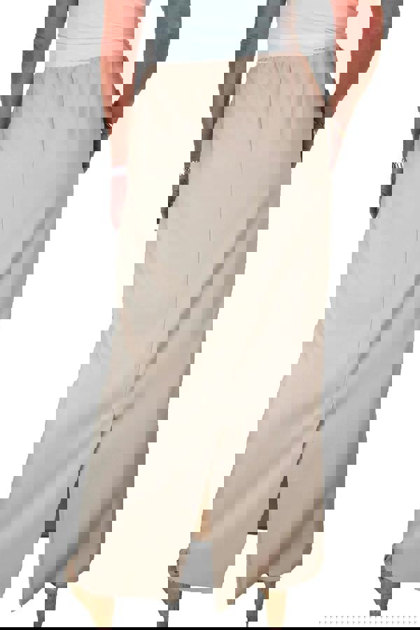 Paulo Due Women's Pull On Elasticated Waist Maxi Pencil Skirt