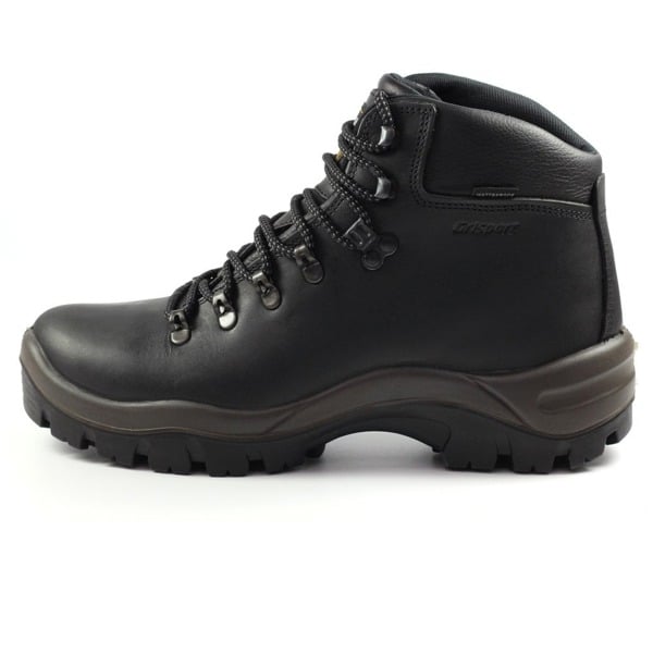 Grisport Mens Peaklander Waxy Leather Walking Boots - Black