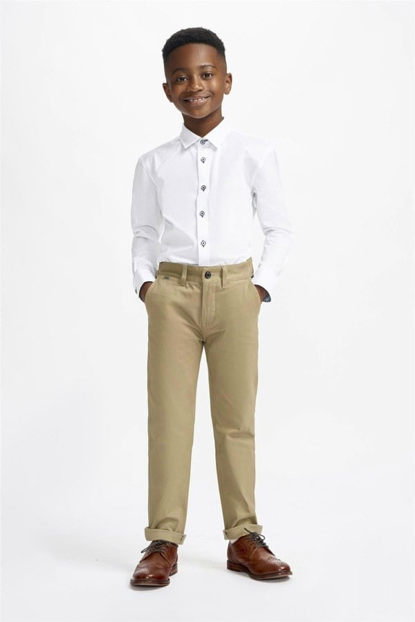 Boys Dakota Stone Chino Front 2