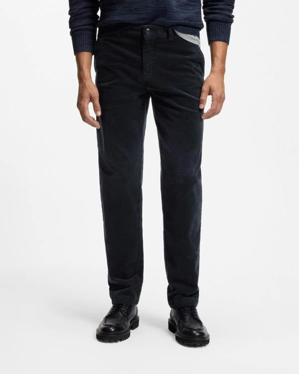 BOSS Orange N1 Mens Tapered Chinos - Dark Blue 404, front