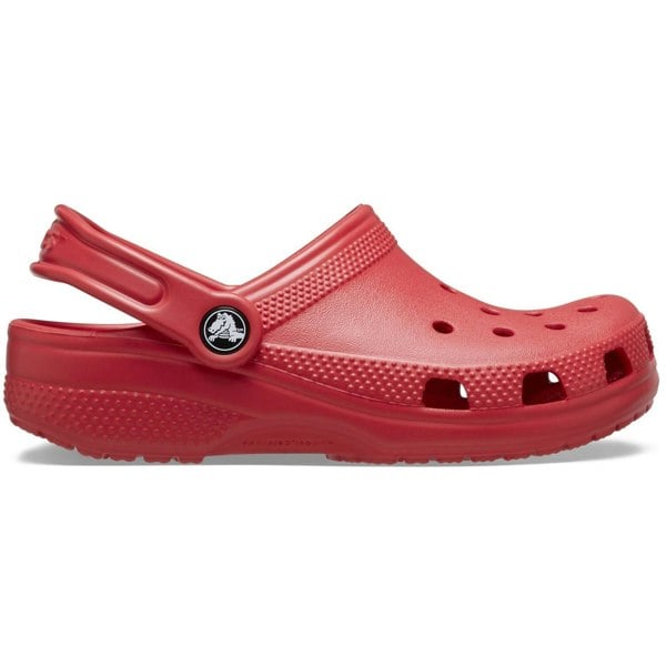 Crocs Kids' Classic Thermoplastic Varsity Red Loafers