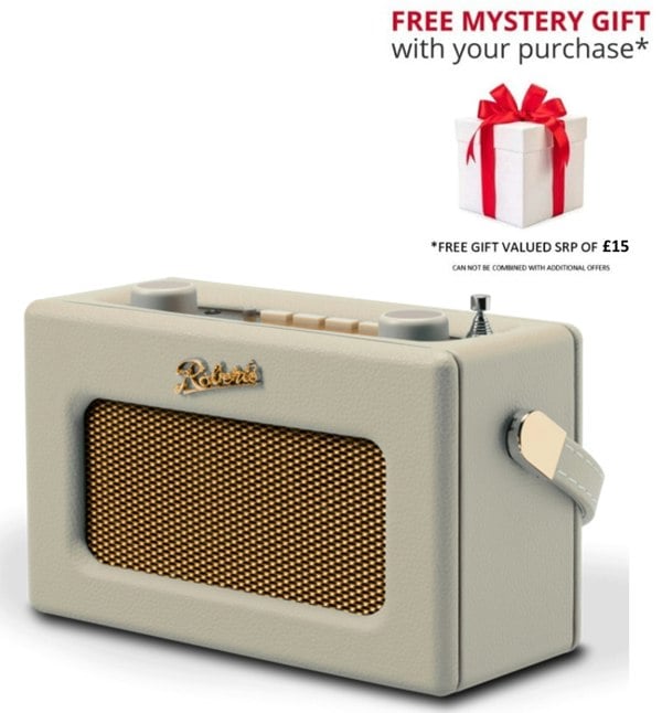 Roberts Revival Uno BT Retro DAB+/FM Portable Radio with Bluetooth  – Free Gift RRP £15!