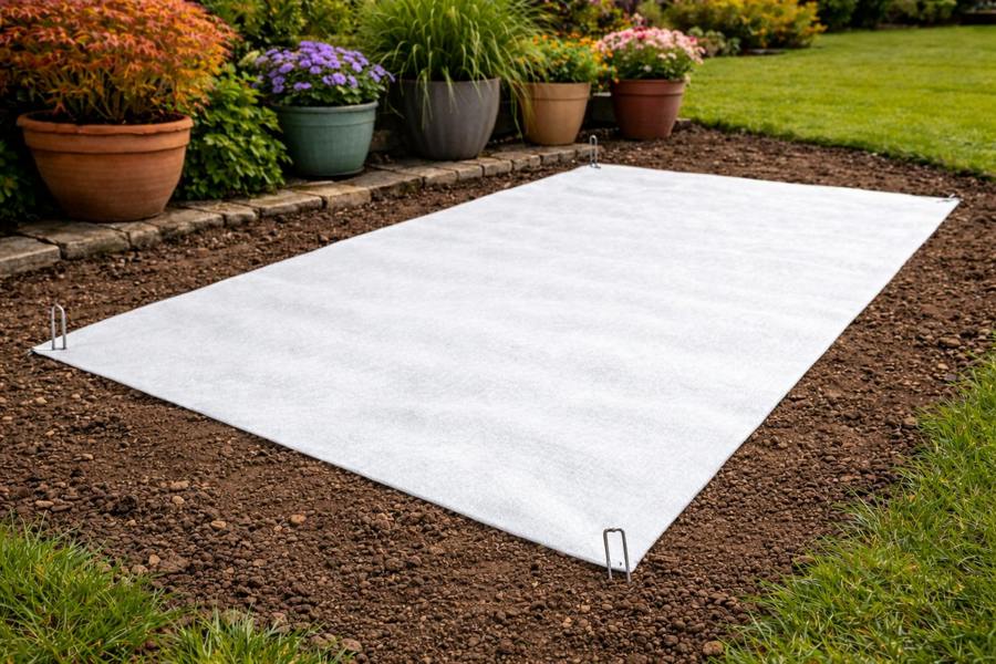 Spudulica Home & Garden 200gsm Non-Woven Geotextile Membrane – Landscaping & Drainage Fabric