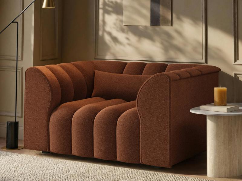 Halle Loveseat - Burnt Orange