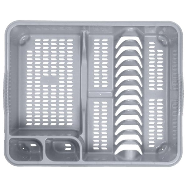 Large Dish Drainer Counter Rack With Integral Handles