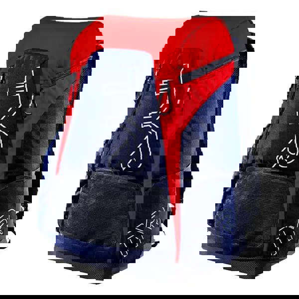 TYR Alliance Team Backpack 45L in navy red with white logo