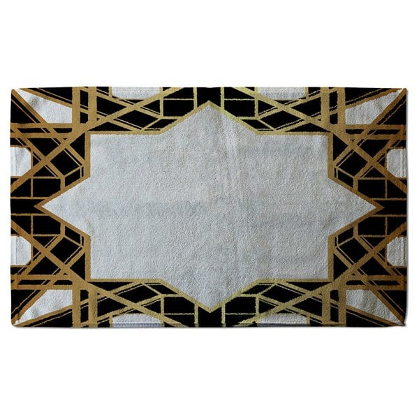 Benjamin Tate Design Art Deco Star Border (Bath Towel)