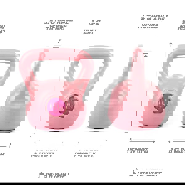 Phoenix Fitness Pink Kettlebell 10KG