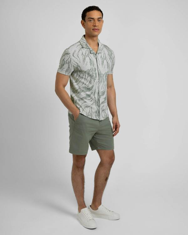 Steel & Jelly Pinner - Wave Effect Short Sleeve Shirt
