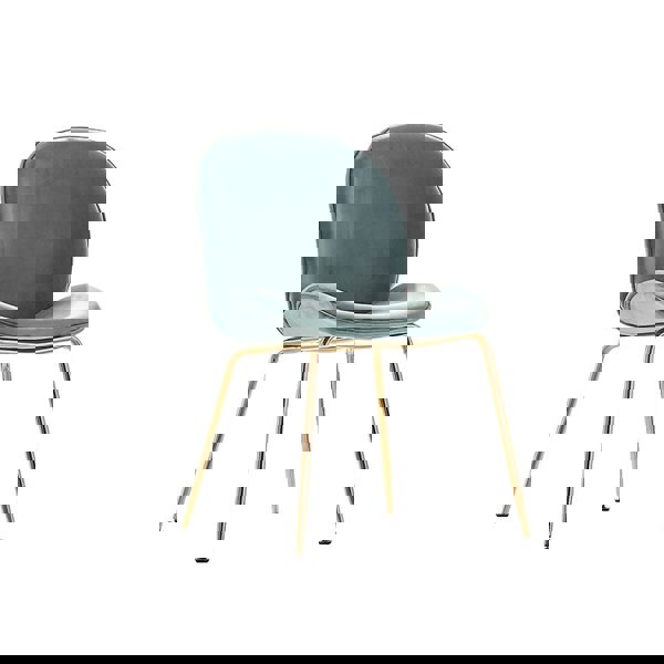 Lule Dining Chair, Gold Legs-Ritconcept-Rit Concept