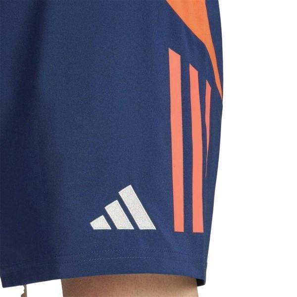 Adidas Mens Tiro 24 Manchester United FC Shorts - Indigo/Red - 