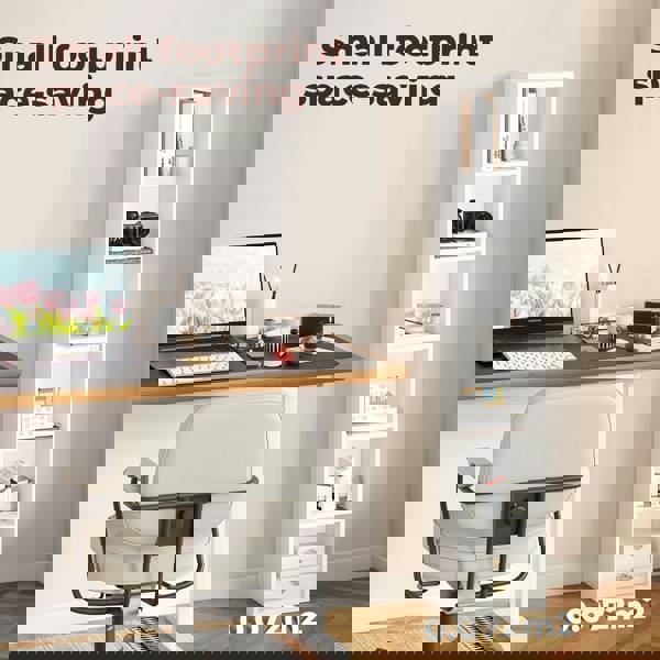 Levede Bookshelf 6 Tier Bookcase Shelves Tall Narrow Storage Display Shelving