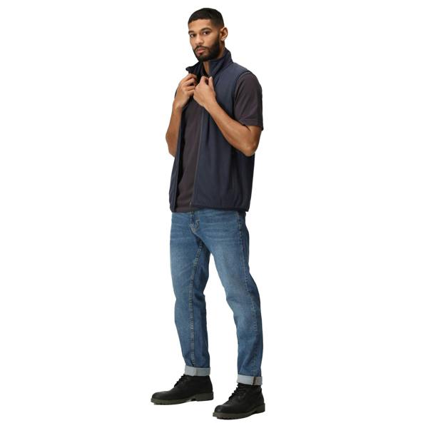 Regatta Mens Navigate Fleece Gilet - Navy/Seal Grey - 