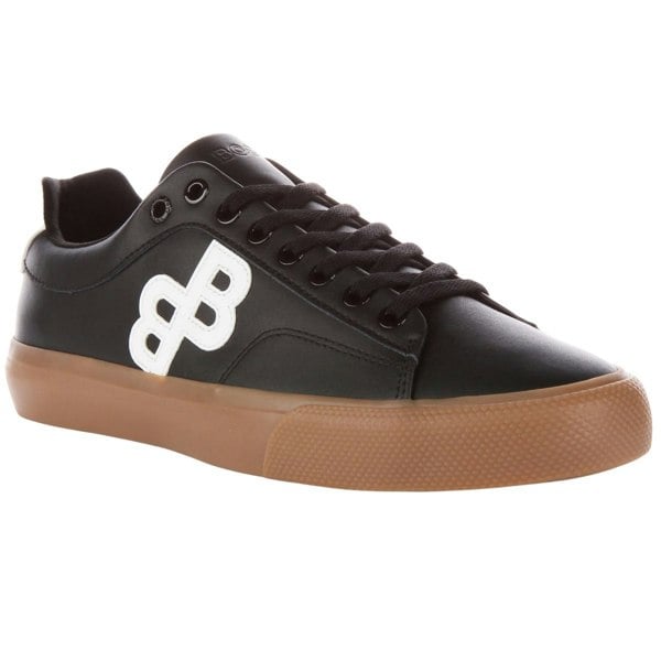 Boss Mens Aiden Low Cut Tennis Trainers - Charcoal