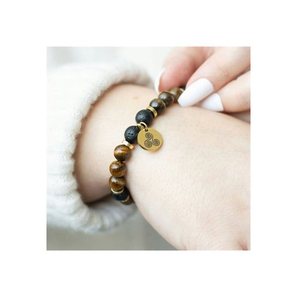Serano Confidence Tiger's Eye Crystal Essential Oil Bracelet