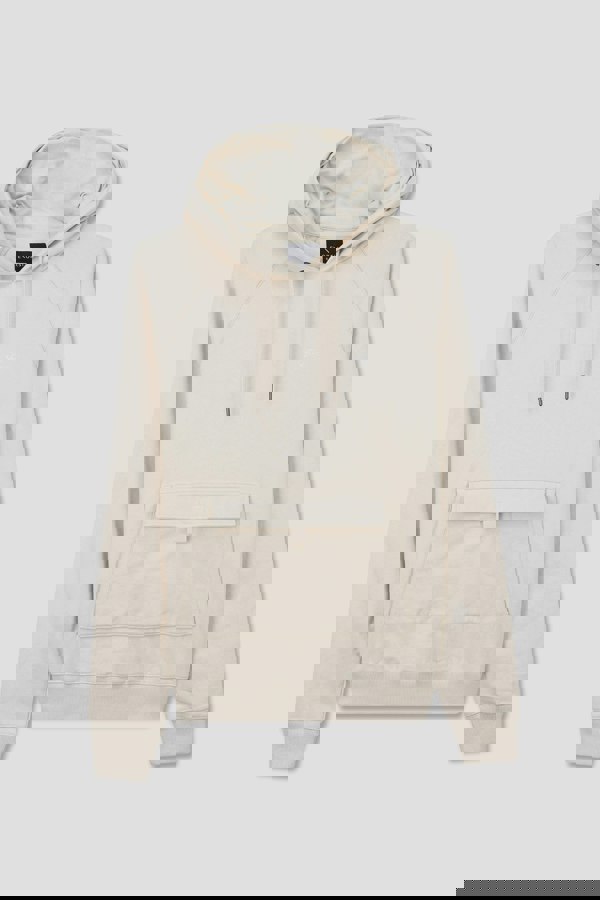 ENORSIA Men's Flap Detail Kangaroo Pocket Hoodie