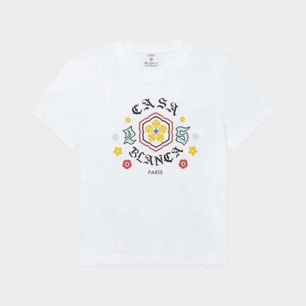 Casablanca Bosozoku Printed Fitted T-Shirt White