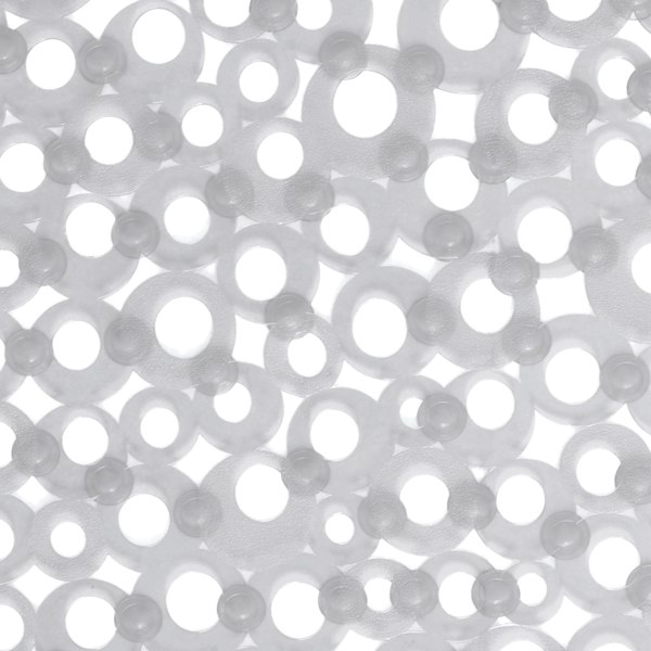 Showerdrape Otto Clear Anti Slip PVC Bath Mat 69cm x 36cm