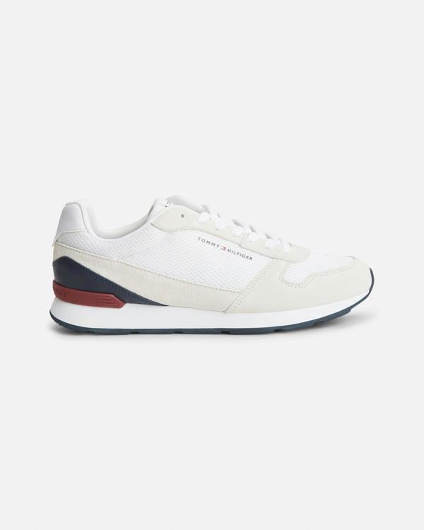 Tommy Hilfiger Light EVA Mens Mesh Trainers - Red/White/Blue