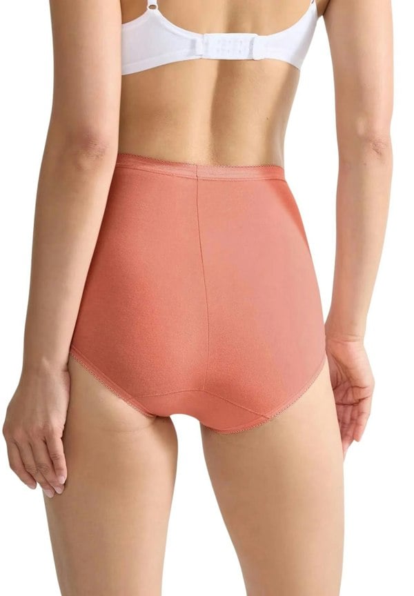 SloggiBriefs 3 - packBasic+ 3 - Pack Cotton Maxi Briefs, Apricot/White/OrangeBoxers - and - Briefs.net